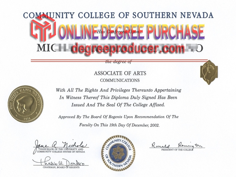 How to Successfully Copy Your Community College of Southern Nevada (CCSN) Degree
