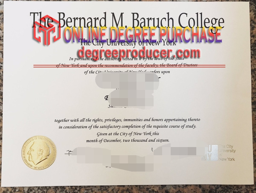 How to Copy a Fake Baruch College Degree: A Step-by-Step Guide