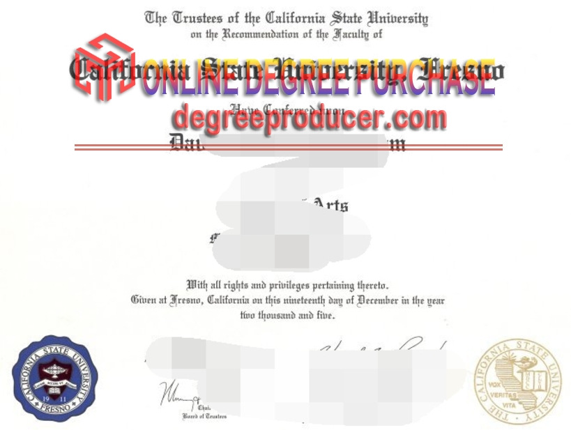 How to Copy a Fake California State University, Fresno Diploma: Step-by-Step Guide