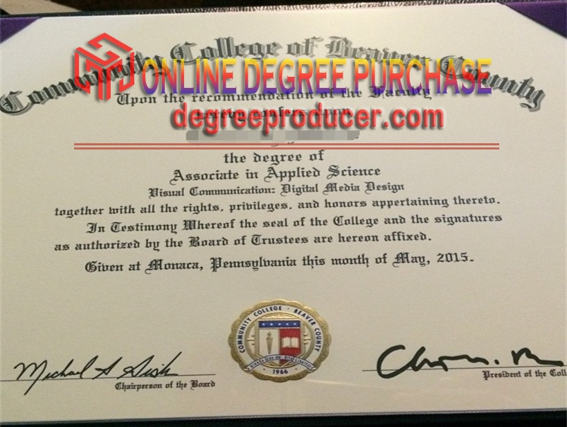 How to Copy a Fake Community College of Beaver County Diploma: A Step-by-Step Guide
