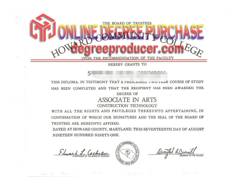 How to Copy a Fake Howard Community College Degree: A Step-by-Step Guide
