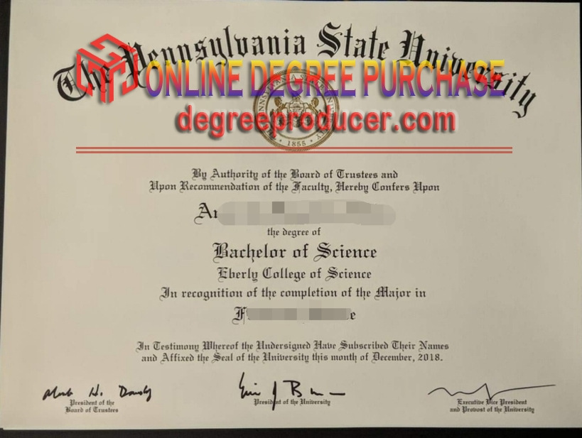 How to Copy a Fake Pennsylvania State University Degree: A Step-by-Step Guide