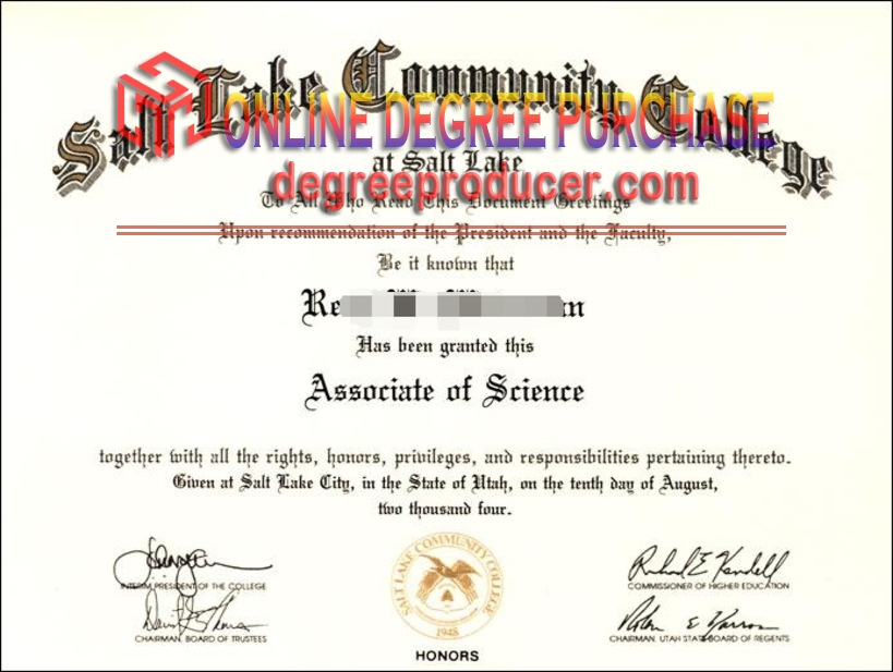 How to Copy a Fake Salt Lake Community College Degree: A Step-by-Step Guide