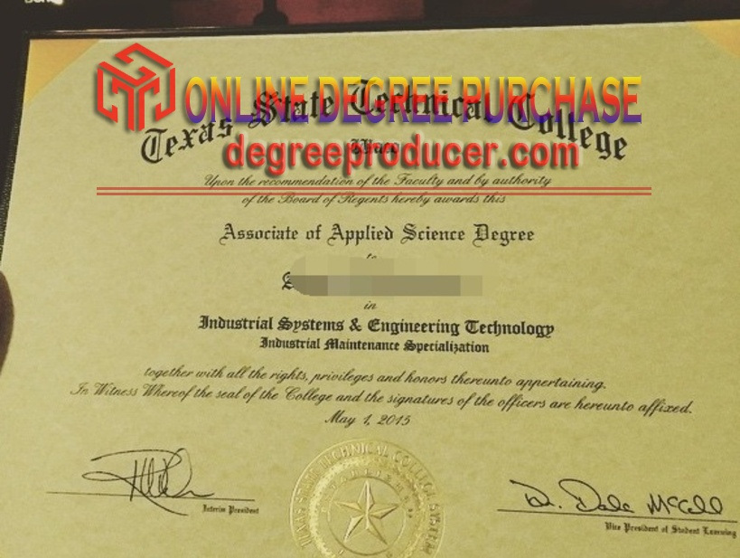 How to Copy a Fake Texas State Technical College Waco Degree