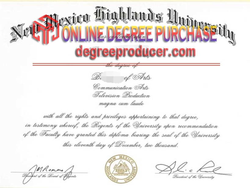 How to Copy New Mexico Highlands University Diploma: A Step-by-Step Guide