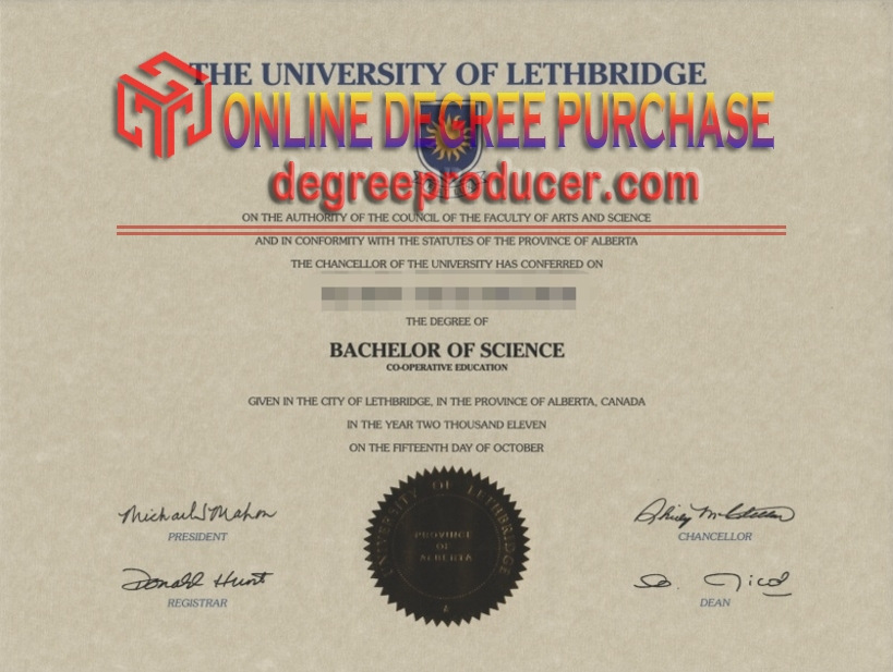 How to Copy the University of Lethbridge Diploma: A Step-by-Step Guide