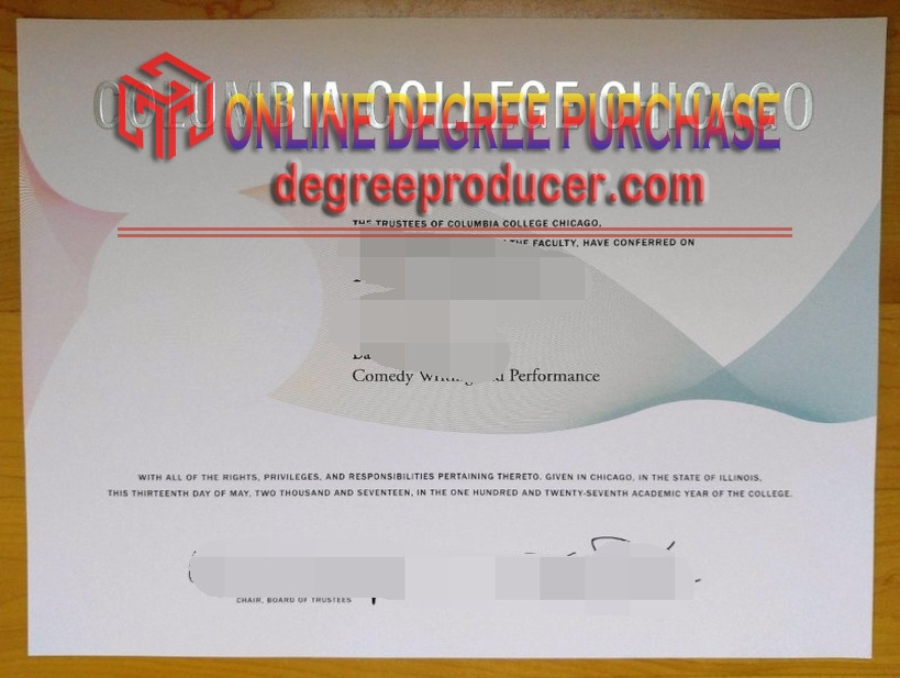 How to Buy a Genuine Columbia College Chicago Diploma: A Step-by-Step Guide