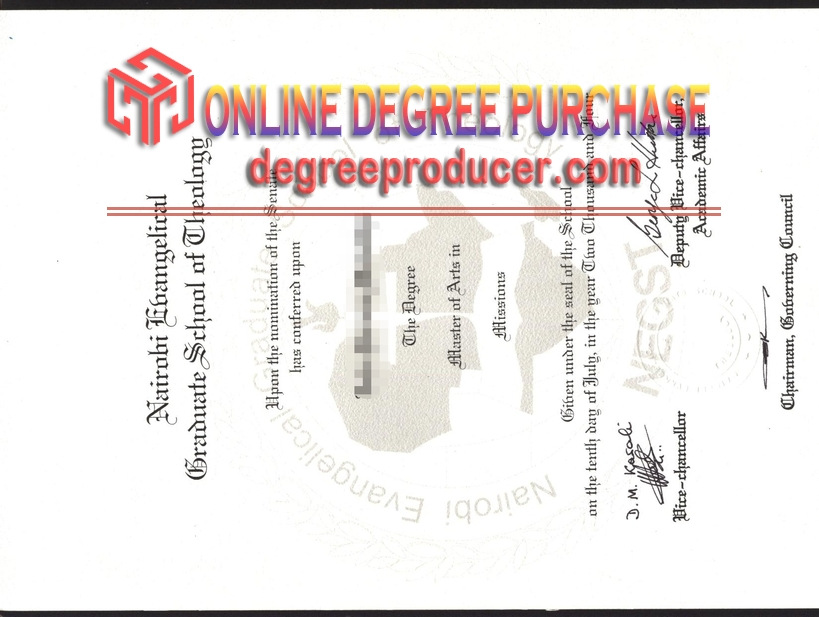 How to Buy a Diploma from Nairobi Evangelical Graduate School of Theology