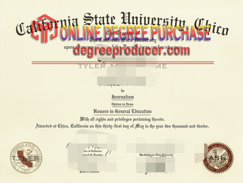 How Fast Can You Get a Fake California State University, Chico Diploma?