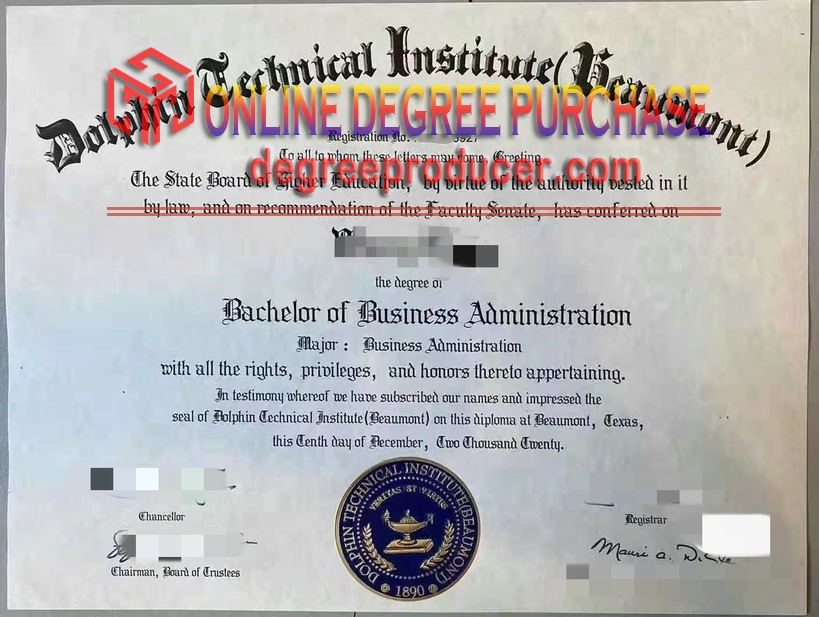 How Fast Can You Get a Fake Diploma from Beaumont's Dolphin Technical Institute?