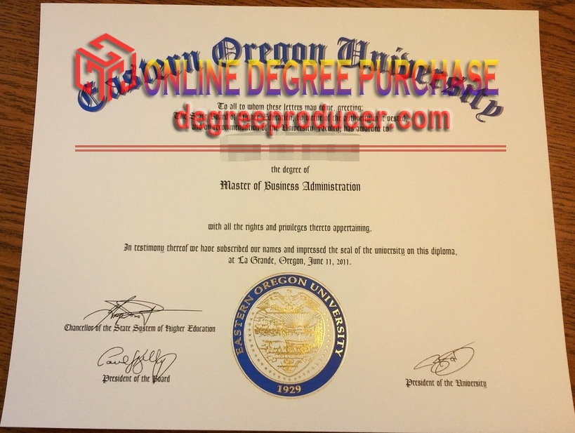 How Fast Can You Buy a Fake Diploma from Eastern Oregon University?