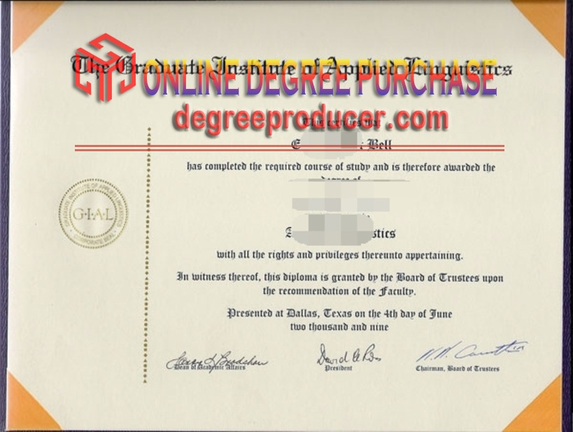 How Fast Can You Get a Fake Graduate Institute of Applied Linguistics Degree?