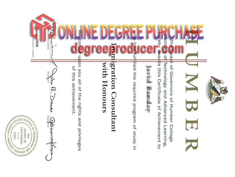 How Fast Can You Buy a Fake Humber College Institute of Technology & Advanced Diploma?