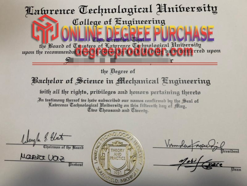 How Fast Can You Get a Fake Lawrence Technological University Degree?