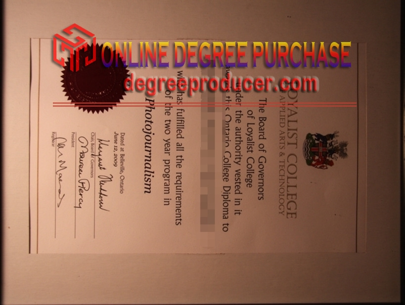 How Fast Can You Get a Fake Loyalist College of Applied Arts and Technology Degree?