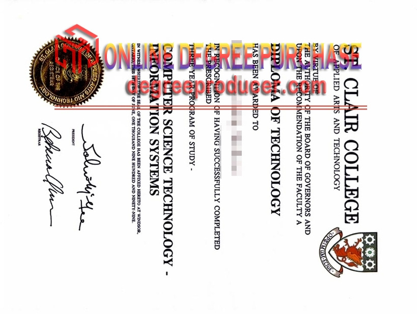 How Fast Can You Get a Fake ST. CLAIR COLLEGE Degree?