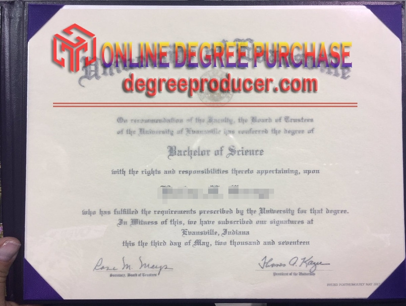 How Fast Can You Get a Fake University of Evansville Degree?