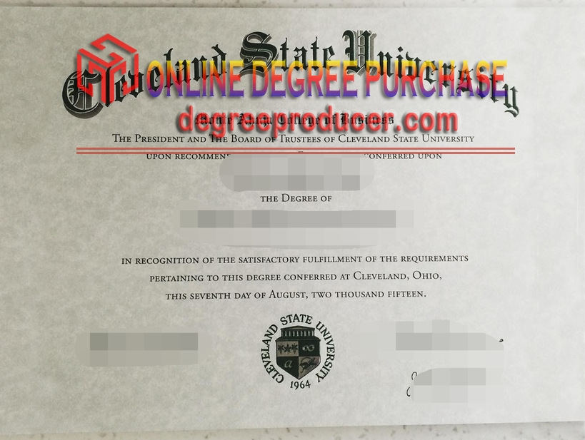 How Fast Can You Get a Fake Cleveland State University Degree?