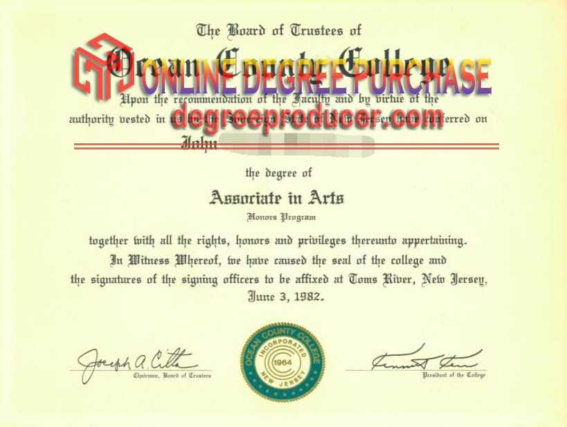 How to Buy a Fake Ocean County College Degree: A Step-by-Step Guide