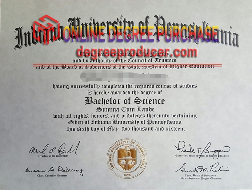 How to Buy a Fake Indiana University of Pennsylvania Diploma: Step-by-Step Guide