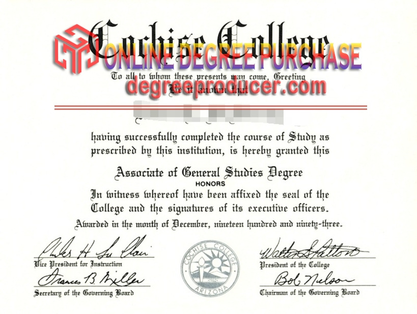 How to Buy a Phony Cochise College Degree: A Step-by-Step Guide