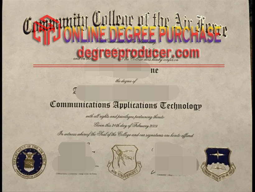 How to Buy a Phony Community College of the Air Force Diploma: Step-by-Step Guide