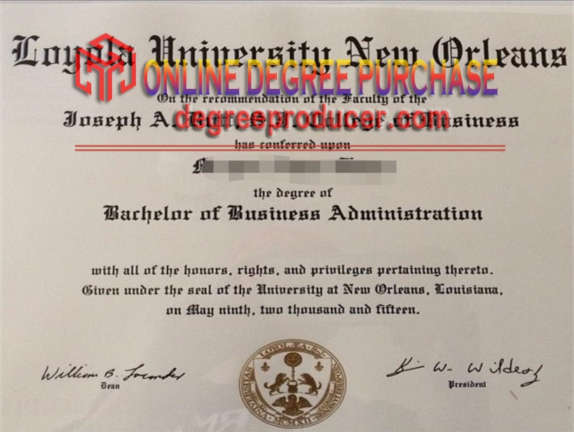 How to Buy a Phony Loyola University New Orleans Diploma: Step-by-Step Guide