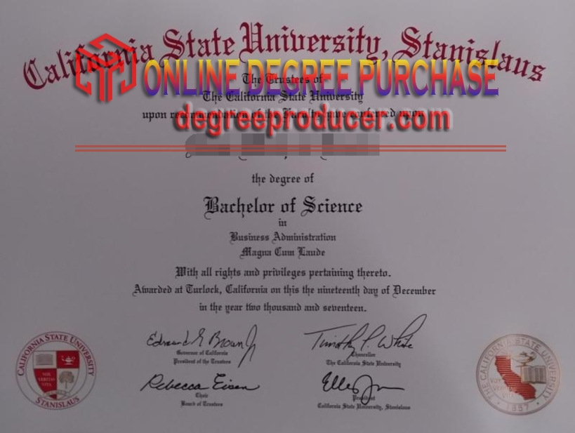 How to Create a Fake California State University, Stanislaus Diploma: Step-by-Step Guide