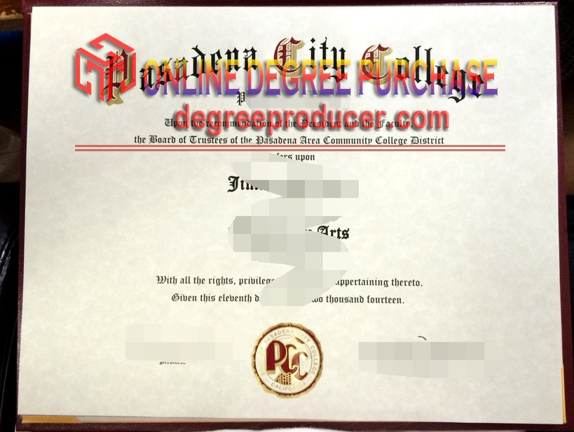 How to Create a Fake Pasadena City College Diploma: Step-by-Step Guide