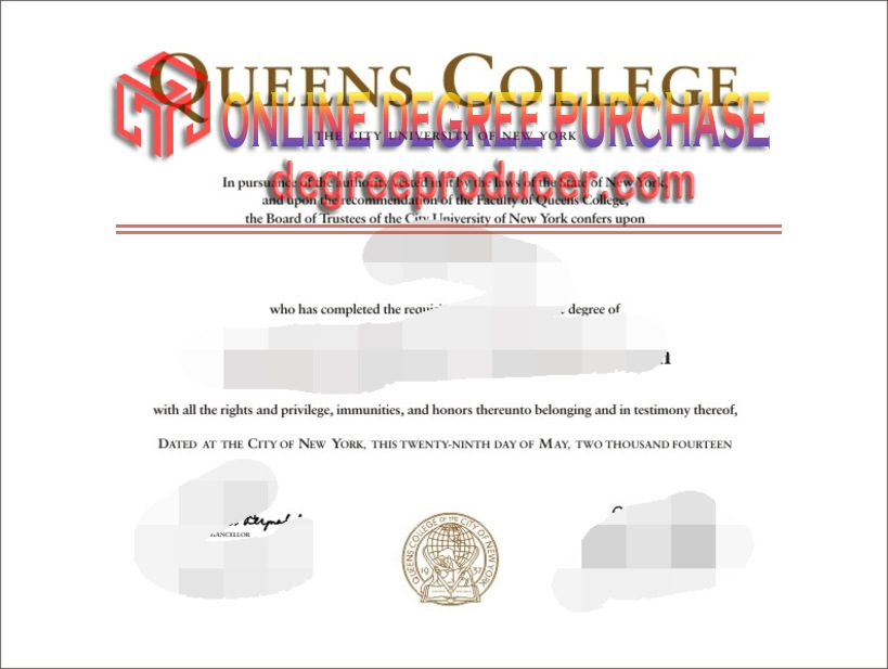 How to Create a Fake Queen’s College, City University of New York Degree
