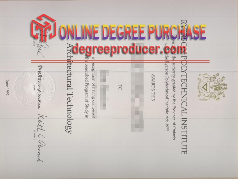 How to Create a Fake Ryerson Institute of Technology Diploma: Step-by-Step Guide