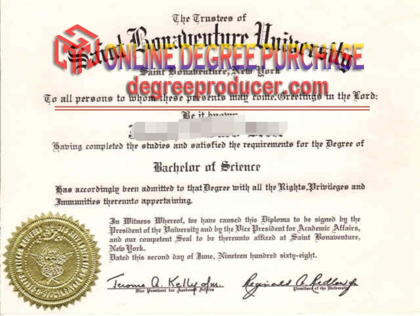 How to Create a Fake St. Bonaventure University Degree: Step-by-Step Guide