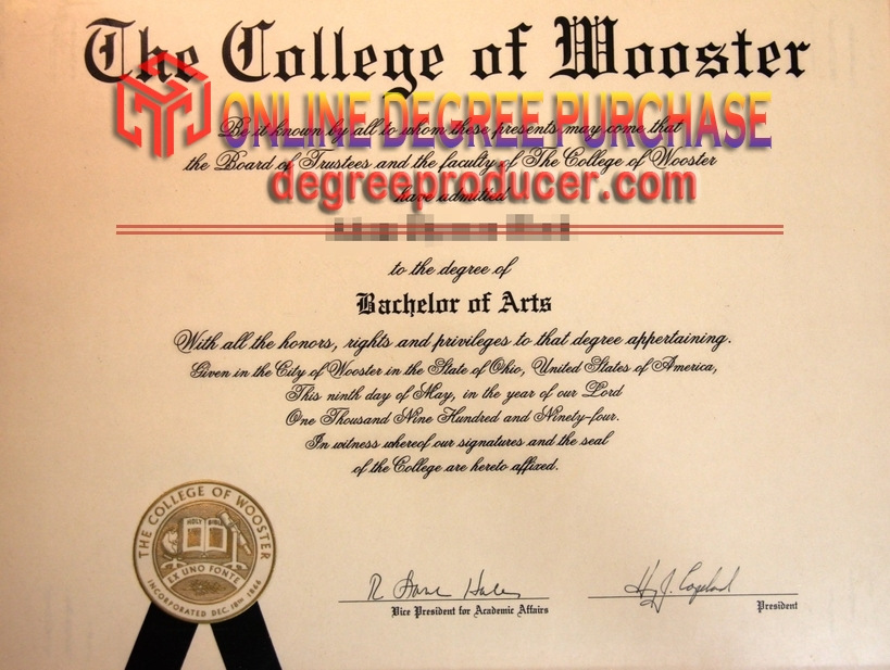 How to Create a Fake The College of Wooster Degree: Step-by-Step Guide