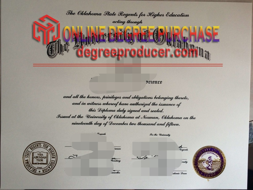 How to Create a Fake The University of Oklahoma Diploma