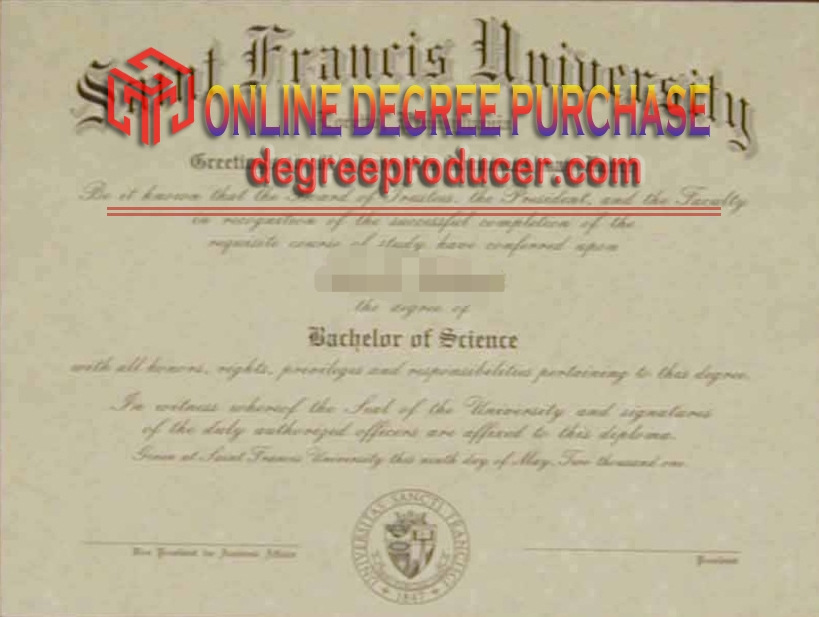 How to Create a Fake University of St. Francis Diploma