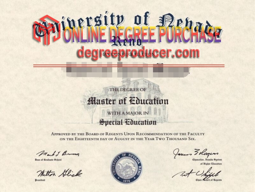How to Create a Fake University of Nevada Reno Degree