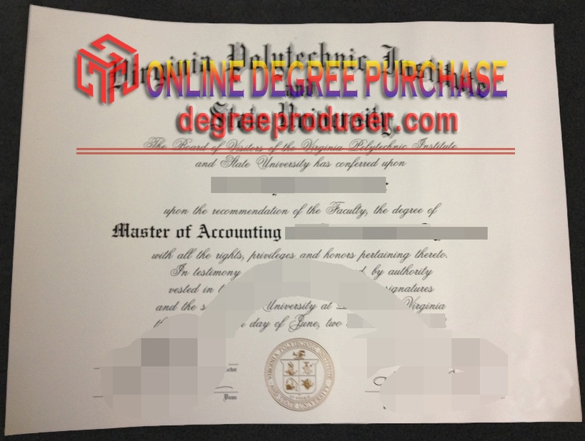 How to Create a Fake Virginia Polytechnic Institute and State University Diploma: Step-by-Step Guide