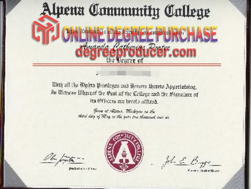 How to Order a Fake Alpena Community College Degree: Step-by-Step Guide