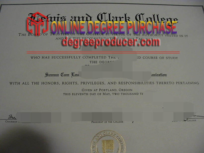 How to Order a Fake Lewis and Clark College Degree: A Step-by-Step Guide