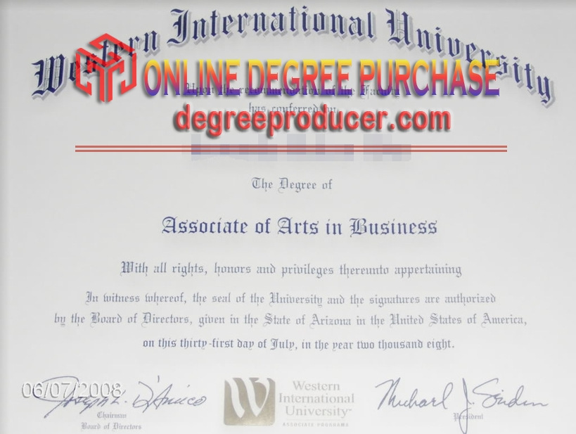 How to Order a Fake Western International University Degree: A Step-by-Step Guide