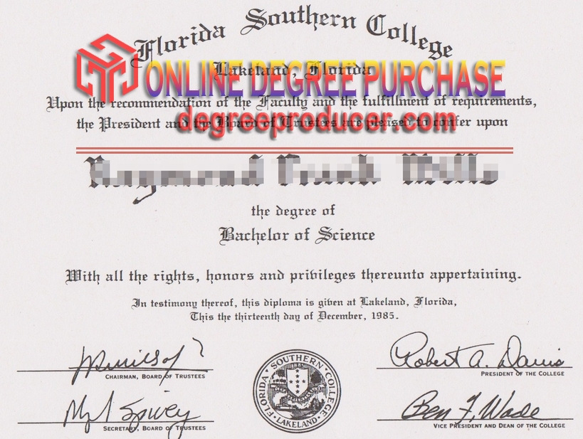 How to Purchase a Fake Florida Southern College Diploma: A Step-by-Step Guide