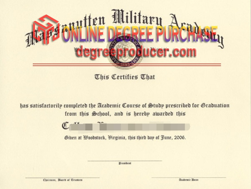How to Purchase a Fake Massanutten Military Academy Degree: A Step-by-Step Guide