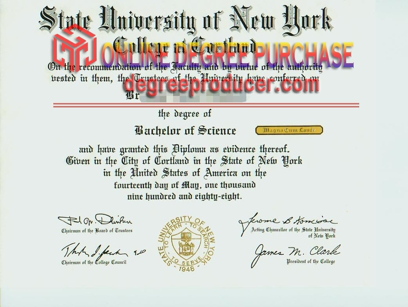 How to Purchase Fake SUNY College at Cortland Degree: A Comprehensive Guide