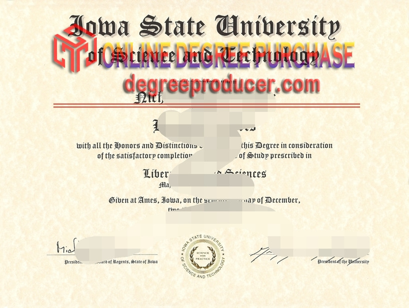 Is It Possible to Buy a Fake Iowa State University of Science and Technology Diploma?