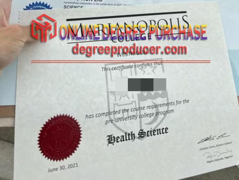 Is It Possible to Buy a Fake Marianopolis College Degree?