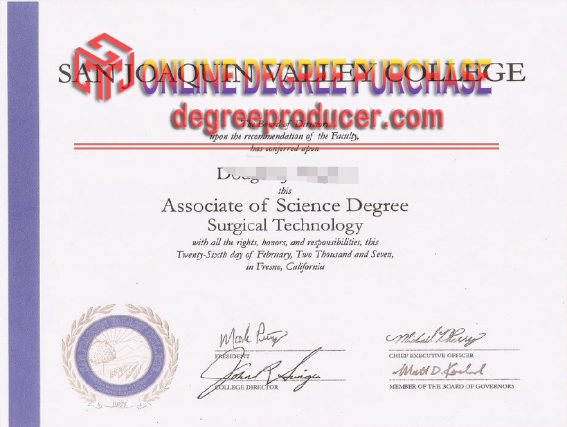 Is It Possible to Buy a Fake San Joaquin Valley College Diploma?