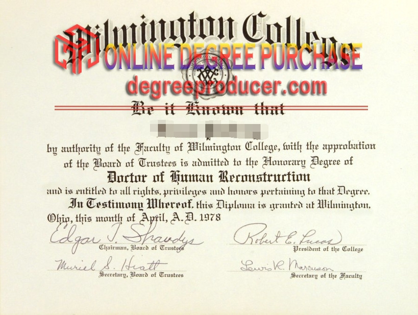 Is It Possible to Buy a Fake Wilmington College Diploma?