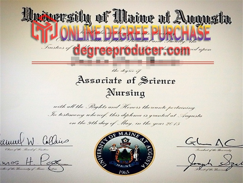 How to Make a Fake University of Maine at Augusta Diploma