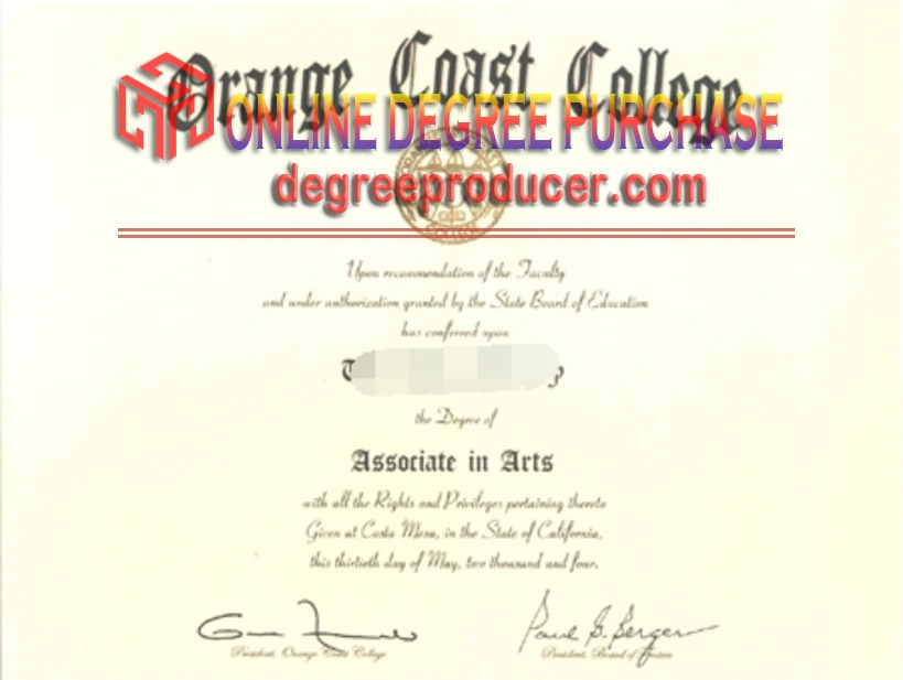 Order Your Orange Coast College Degree: A Step-by-Step Guide