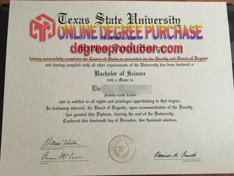 Order Texas State University Diploma: A Comprehensive Guide